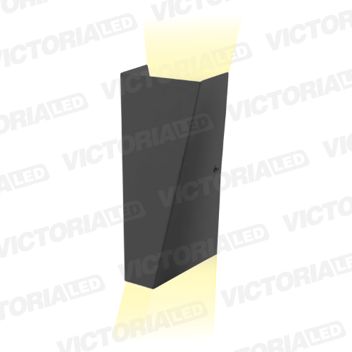 APLIQUE DE PARED IP20 6W 3000K NEGRO 200*200MM AC85-265V