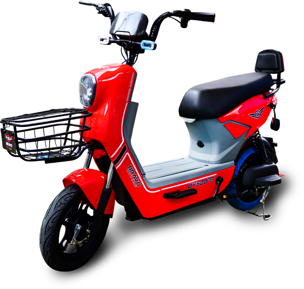 BRAVO SCOOTER ELECTRICO 500W ROJO