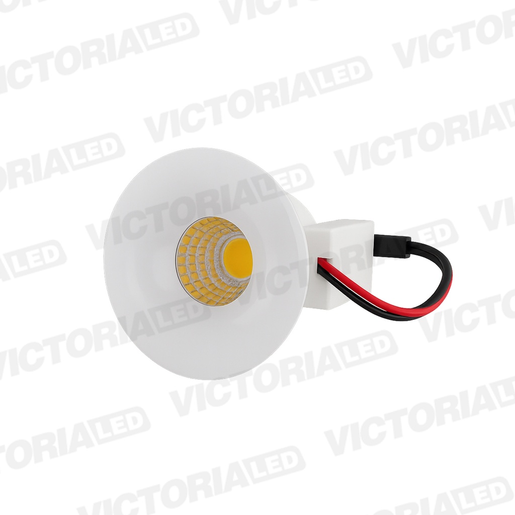 OJO DE BUEY 3W 3500K REDONDO BLANCO