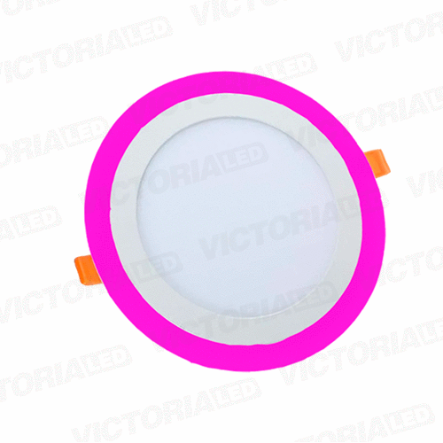 VICTORIA LED PANEL EMP RED 3W+3W FUCSIA 100U/C