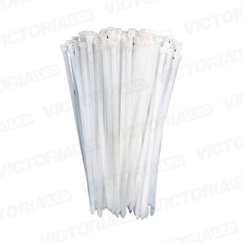 [B-4.8X15] AMARRAS PLASTICAS BLANCA 4.8MMX150MM 100PZAS
