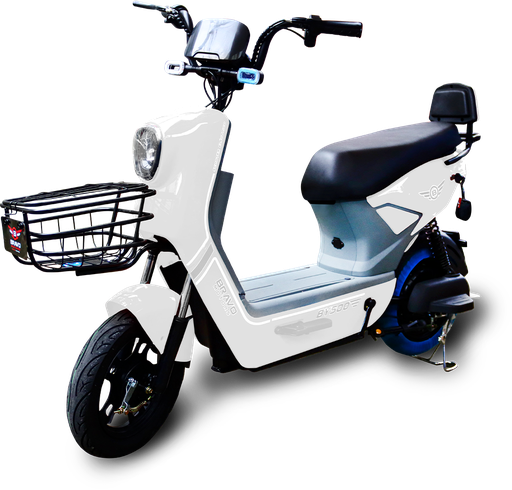 [BY500N BLANCO] BRAVO SCOOTER ELECTRICO 500W BLANCO