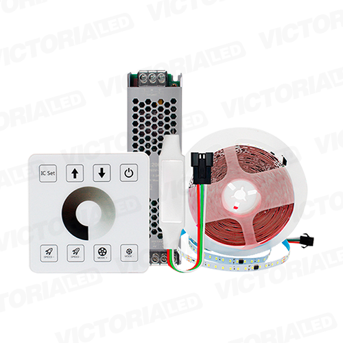 [VL-CD] CINTA LED 5M 24V 6500K IP20 120 LED CON SWITCH DIMMER