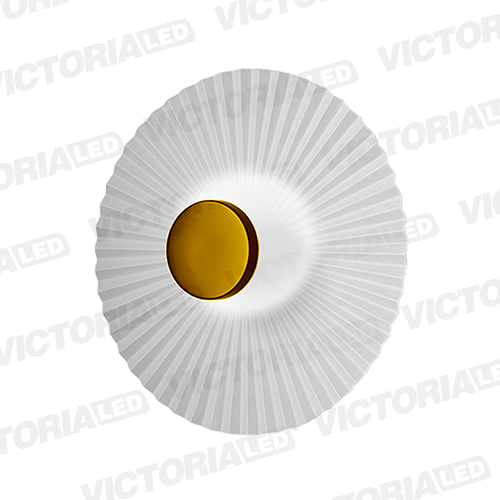 [*LC-1303-BL] LAMPARA DECORATIVA DE PARED LED METAL DORADO