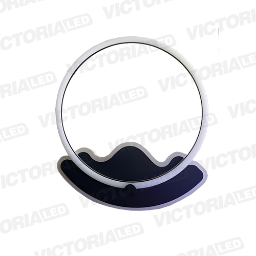 [CL0606 BLACK] LAMPARA DECORATIVA DE TECHO LED METAL/ACRILICO BLACK