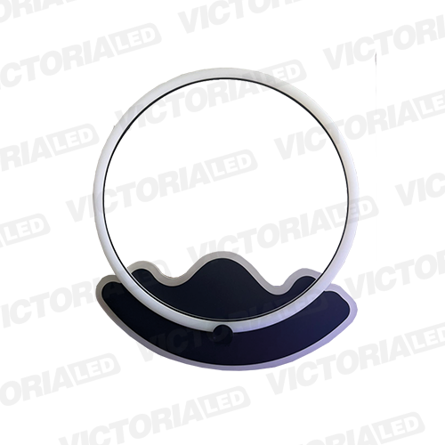 [CL0606-3T BLACK] LAMPARA DECORATIVA DE TECHO LED METAL/ACRILICO BLACK