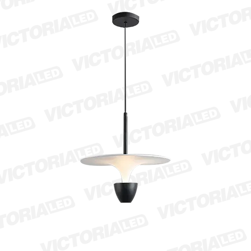 [P892400 BLACK] LAMPARA DECORATIVA LED 12W 3000K ALUMINIO BLACK