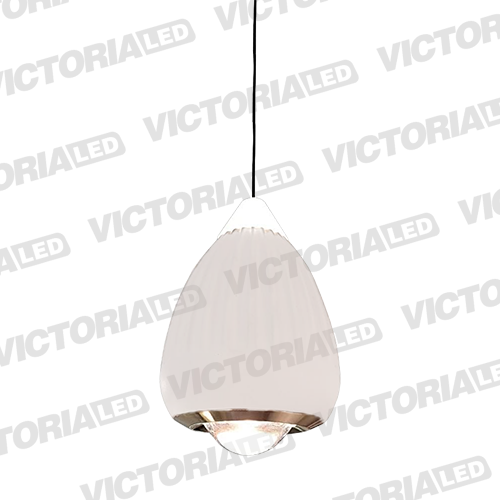 [P150 WHITE] LAMPARA DECORATIVA LED 12W 3000K ALUMINIO WHITE