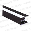 PERFIL ALUMINIO 3M C2 MEKLA BLACK