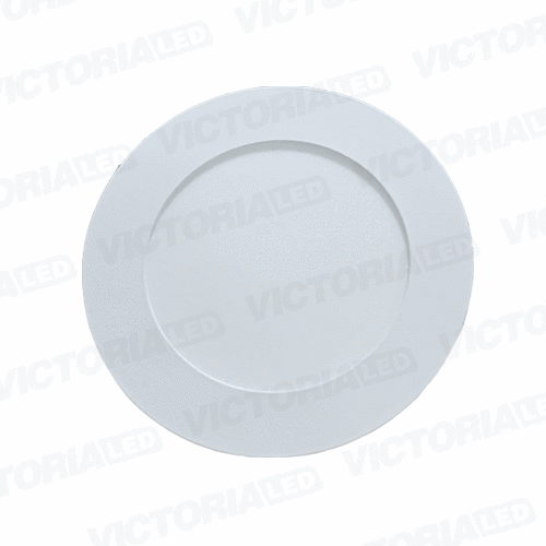 [PD12W 6500K] VICTORIA LED PANEL 6500K 12W EMPOTRABLE REDONDO 40U/C