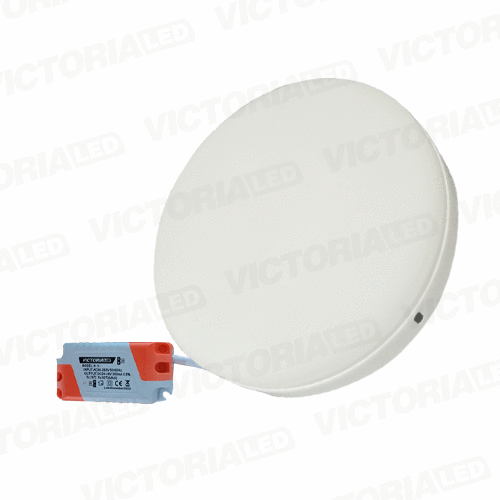 VICTORIA LED PANEL SIN BORDE 48W SOBREPUESTO REDONDO 10U/C